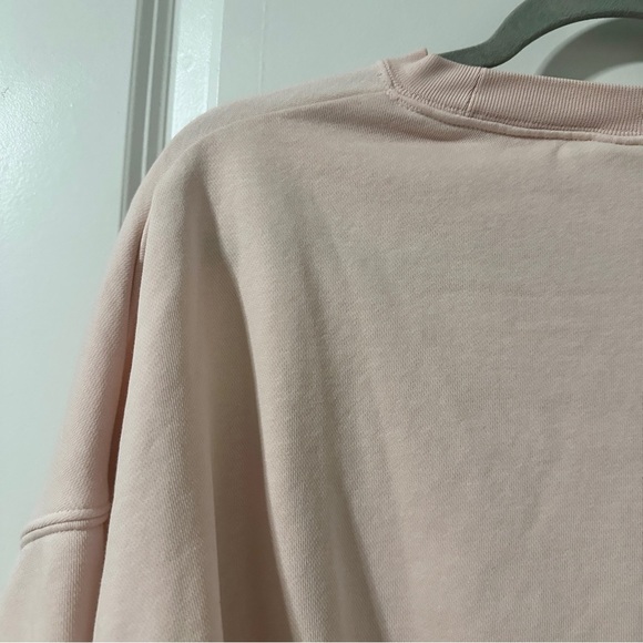 Nike Phoenix Over-Oversized Crew Neck Pink Sweatshirt Swoosh Women's Size Small - Picture 9 of 13